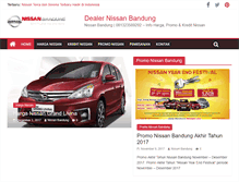 Tablet Screenshot of bandung-nissan.com